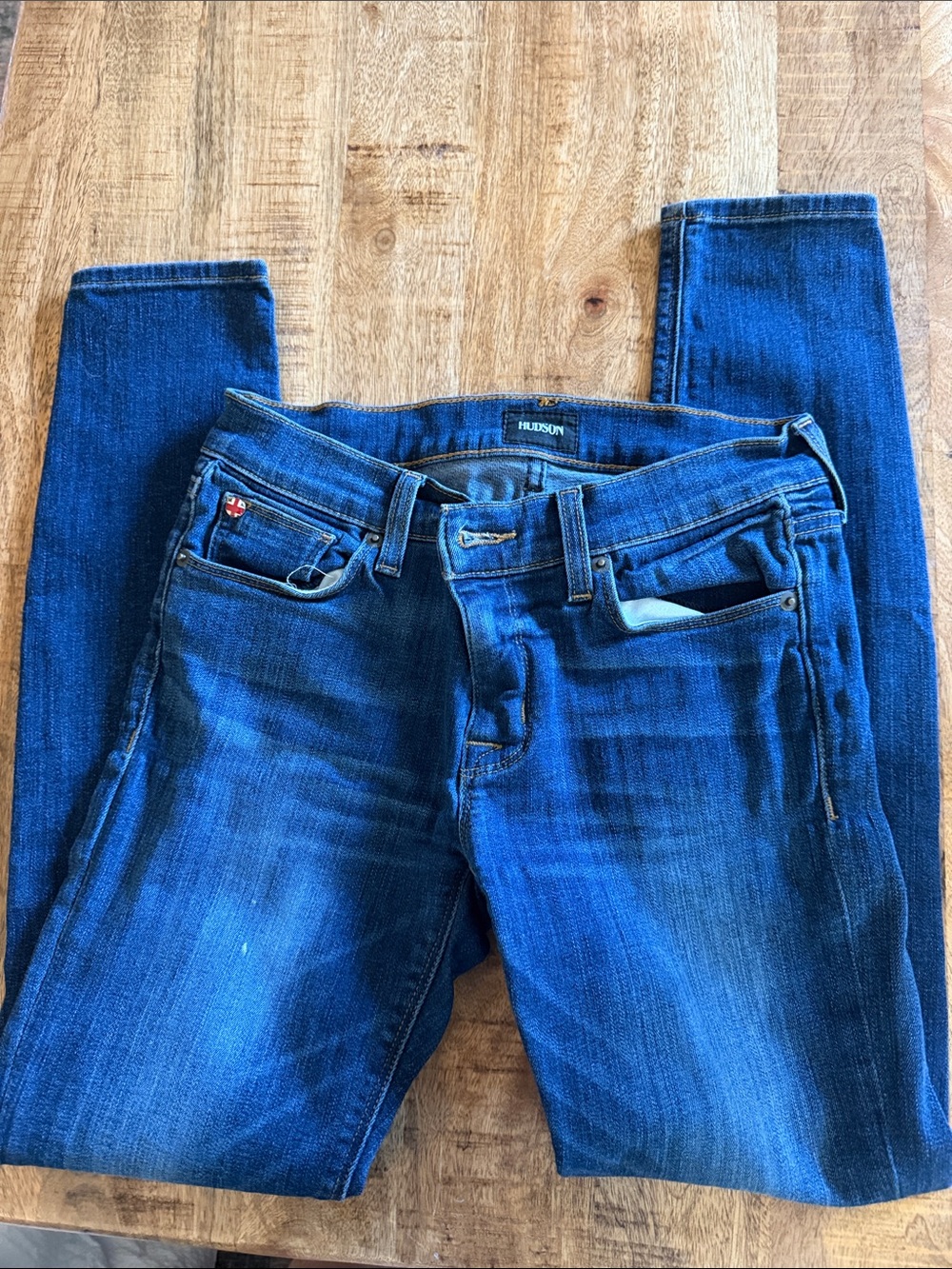Hudson Jeans Women's Skinny Jeans in Blue Wash